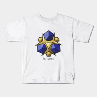 Zora's Sapphire Spiritual Stone Kids T-Shirt